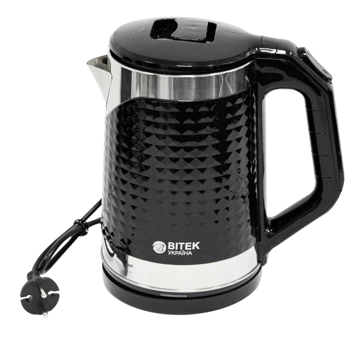 Электрический чайник BITEK BT-3118 2,2 л 2000 W Черный глянцевый (1009809-Black) Электрический чайник BITEK BT-3118 2,2 л 2000 W Черный глянцевый (1009809-Black)