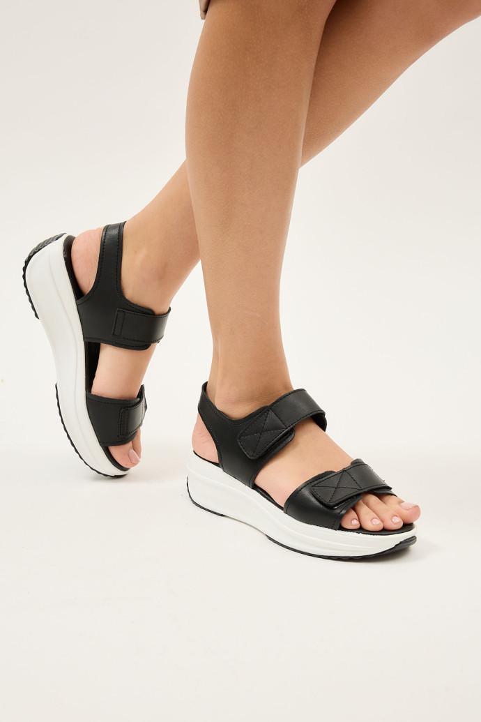Сандалии женские LONZA на платформе р. 41 Черный (198406) - фото 5 Сандалии женские LONZA на платформе р. 41 Черный (198406) - фото 5