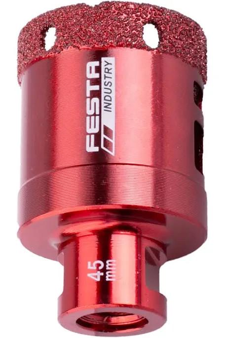 Алмазная коронка FestaPROFI Industry 45 мм M14 по плитке/керамограниту/керамике (24636)
