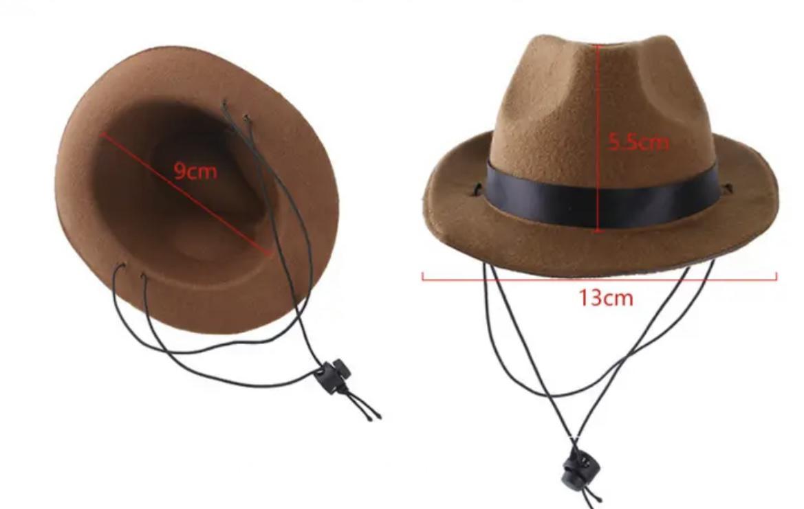 Капелюх для домашніх тварин Сopacabana S-M Brown - фото 5 Капелюх для домашніх тварин Сopacabana S-M Brown - фото 5