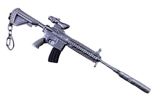 Брелок CQ из игры PUBG M416 Assault Rifle Weapon Keychain (2018705194)