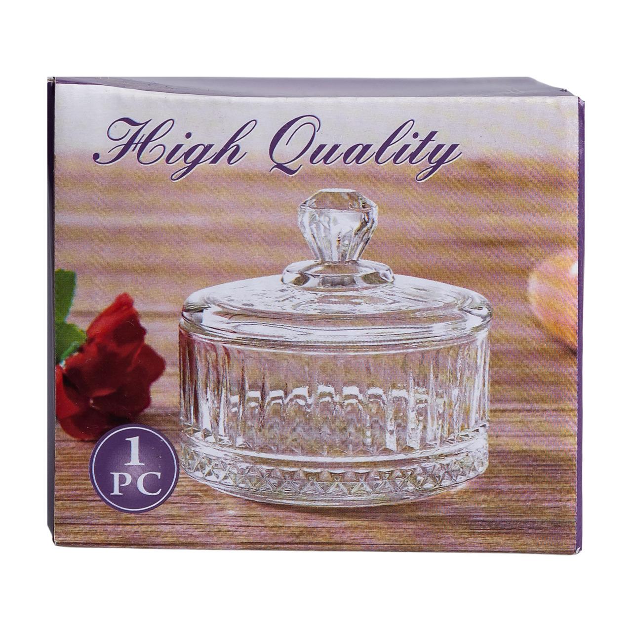 Цукерниця з кришкою скляна 6,5 см (5975) - фото 6 Цукерниця з кришкою скляна 6,5 см (5975) - фото 6