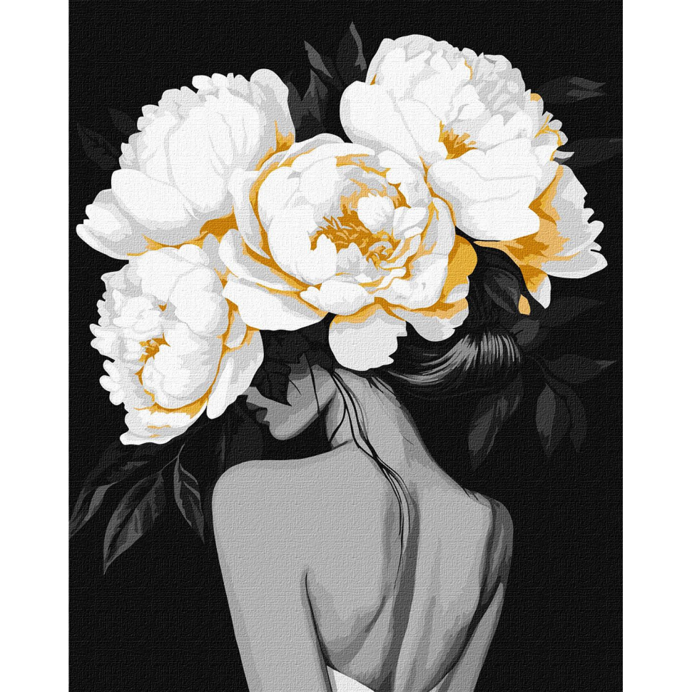 Картина по номерам Ideyka Тайны расцвета 40x50 см с красками металлик (KHO8510)