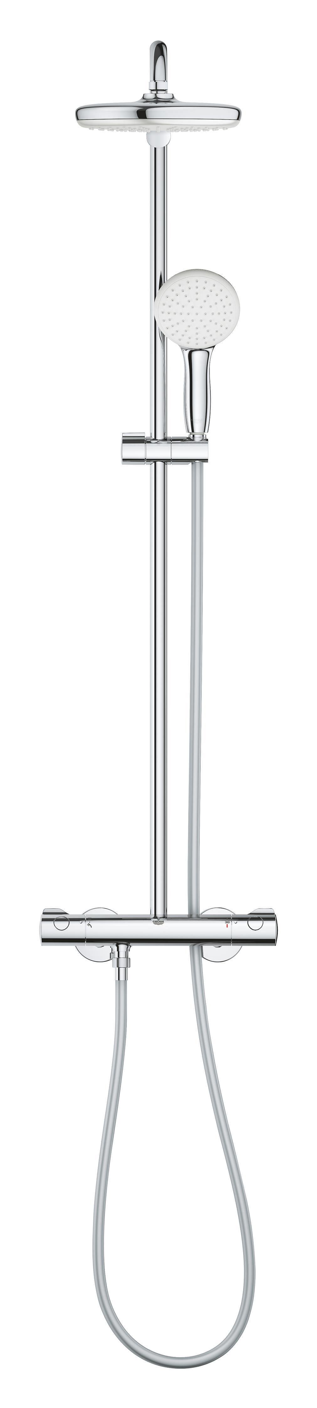 Душова система Grohe Tempesta System 210 з термостатом для настінного монтажу (26811001) - фото 8 Душова система Grohe Tempesta System 210 з термостатом для настінного монтажу (26811001) - фото 8