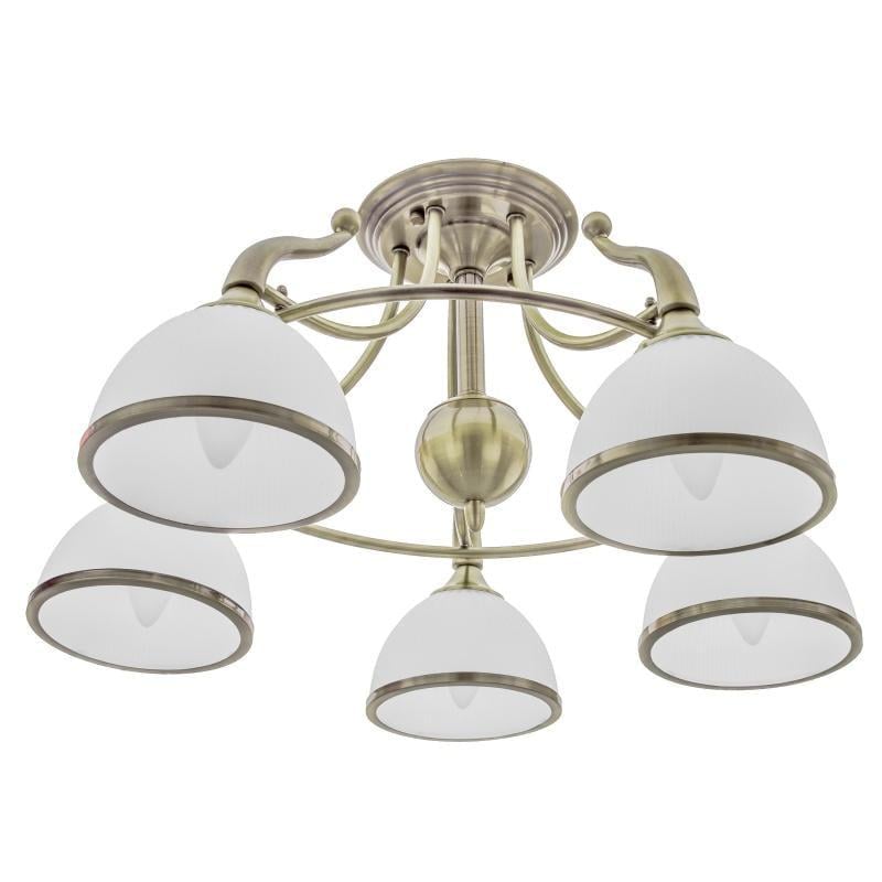 Люстра потолочная на 5 плафонов Brille LK-606S/5 E27 AB