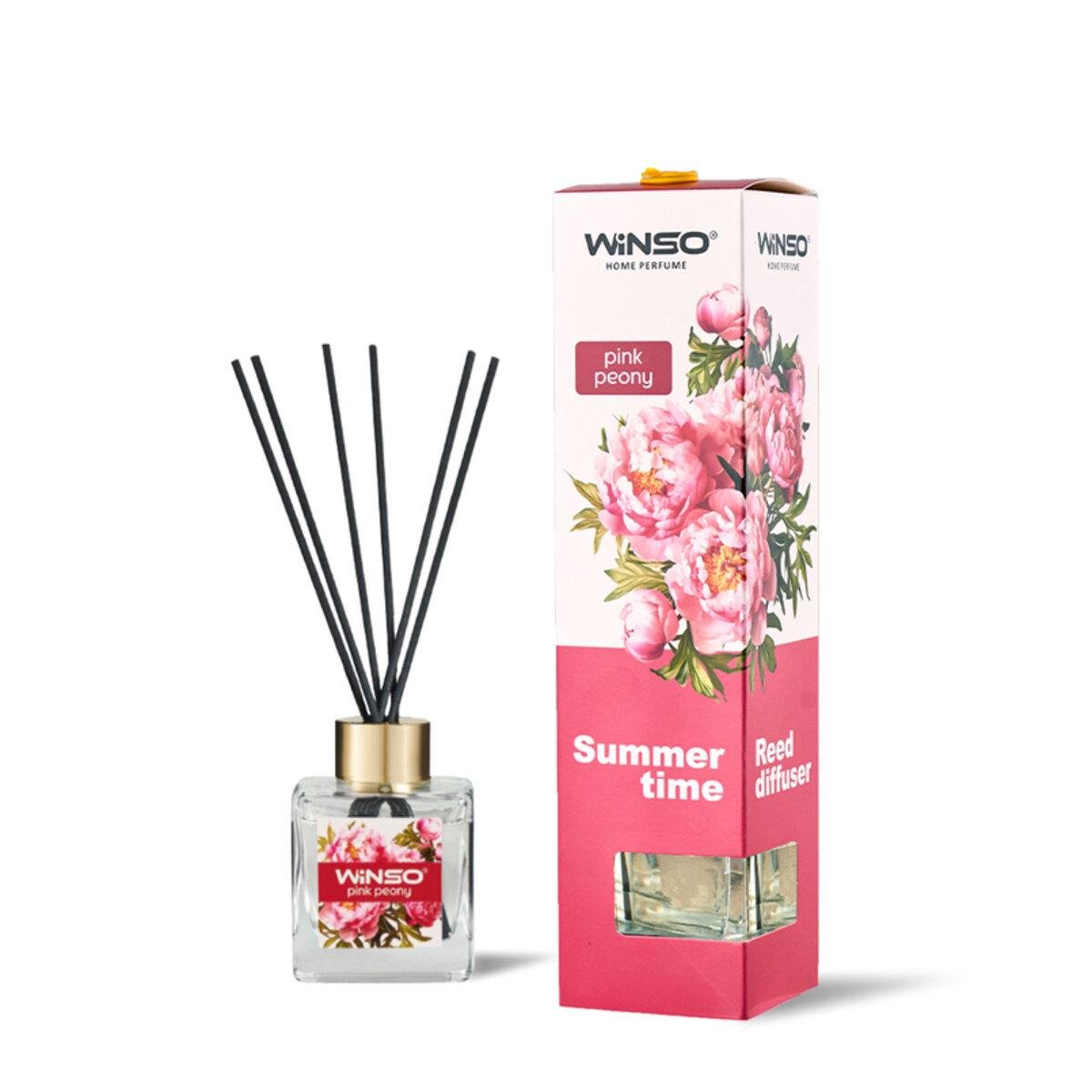 Аромадифузор с палочками Winso Summer Time-Pink Peony 50мл Аромадифузор с палочками Winso Summer Time-Pink Peony 50мл