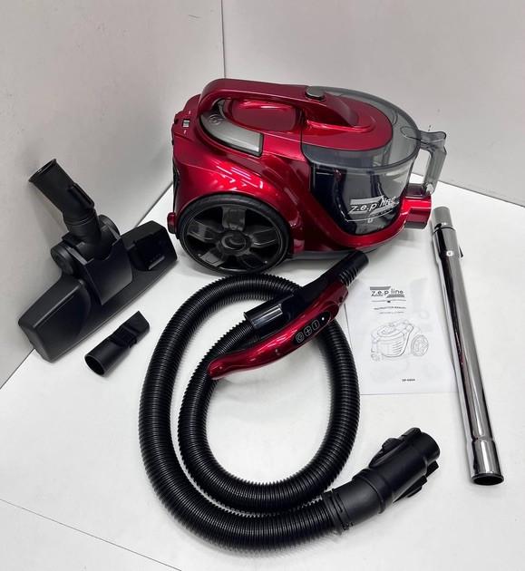 Пылесос контейнерный Zepline ZP-6804 с фильтром НЕРА 4000 Вт 4 л Красный (2542544358) - фото 9 Пылесос контейнерный Zepline ZP-6804 с фильтром НЕРА 4000 Вт 4 л Красный (2542544358) - фото 9