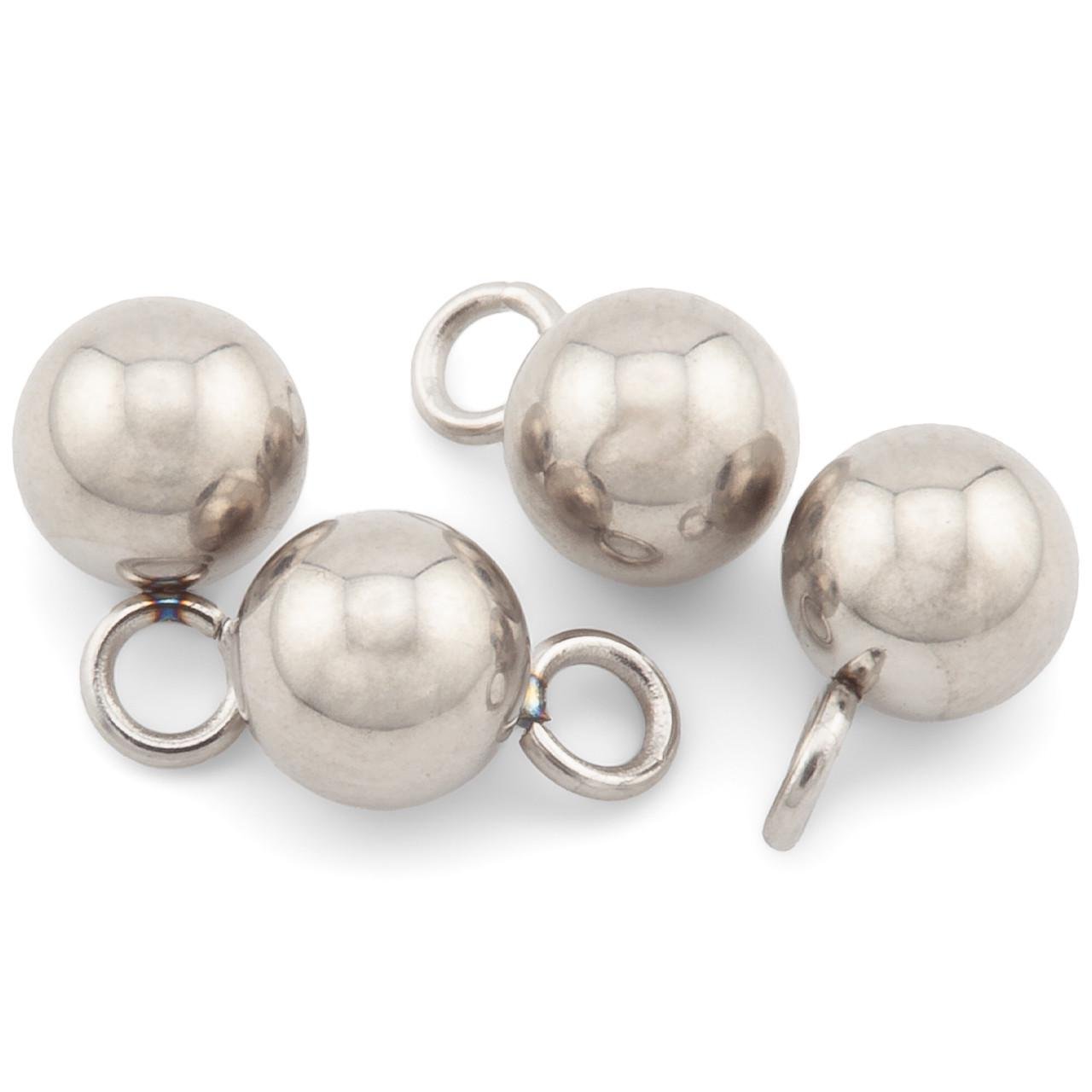Підвіска Кулька для біжутерії 5 мм 10 шт. Платиновий (БК0005ш01)