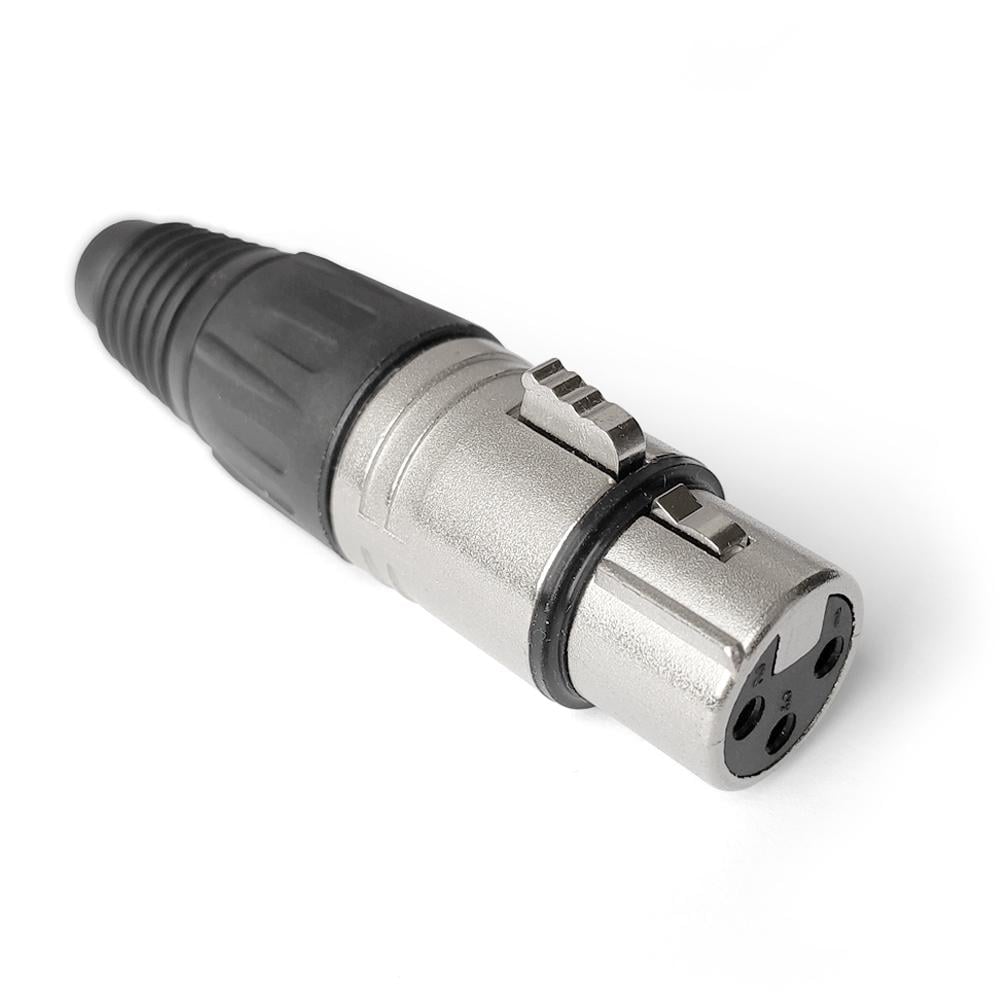 Кабельный разъем Moco XLR HFC3FXL гнездо 3 контакта гнездо мама Никель (10973621)