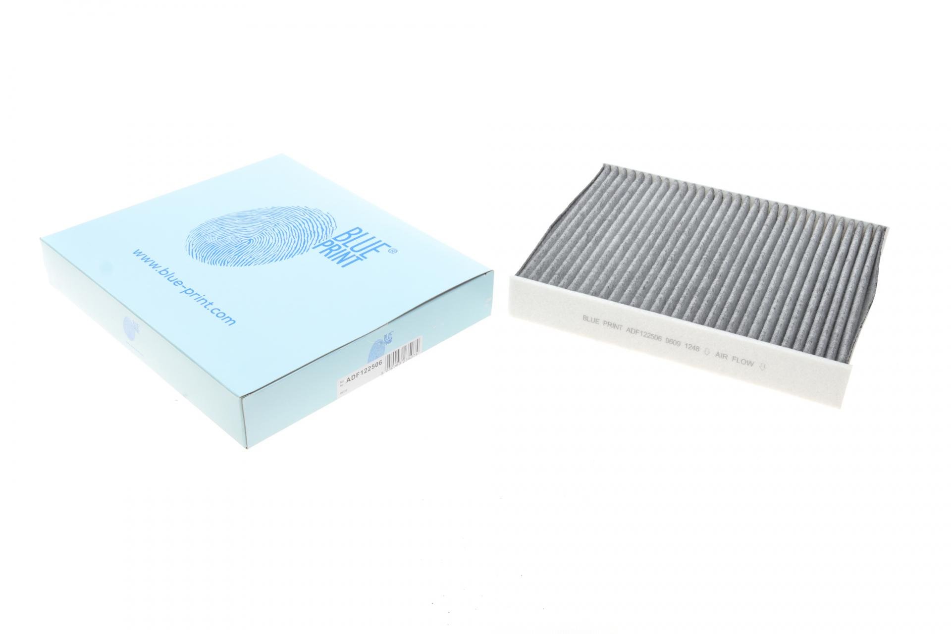 Фильтр салона BLUE PRINT для Ford Focus/Mondeo 03- угольный (ADF122506)