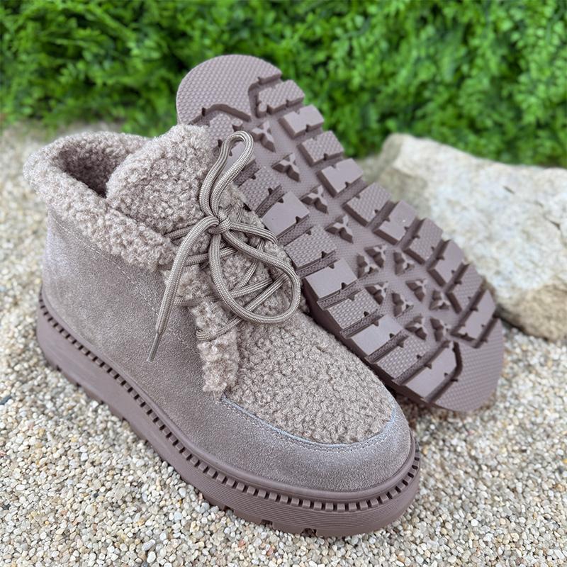 Черевики жіночі замшеві на шнурівці Е-0080219-2 p. 38 24,5 см Сірий (114072640) - фото 4 Черевики жіночі замшеві на шнурівці Е-0080219-2 p. 38 24,5 см Сірий (114072640) - фото 4