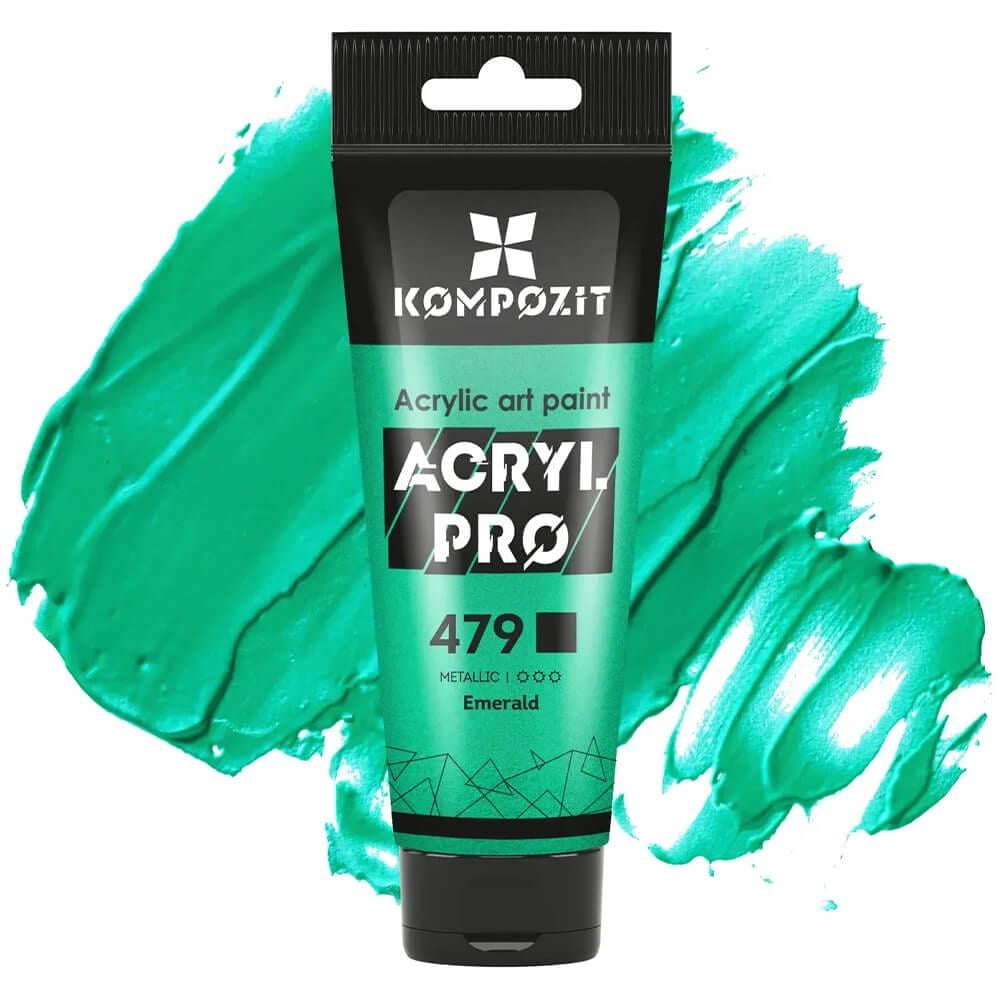 Акриловая краска ART Kompozit 479 75 мл Изумрудный (59479) Акриловая краска ART Kompozit 479 75 мл Изумрудный (59479)
