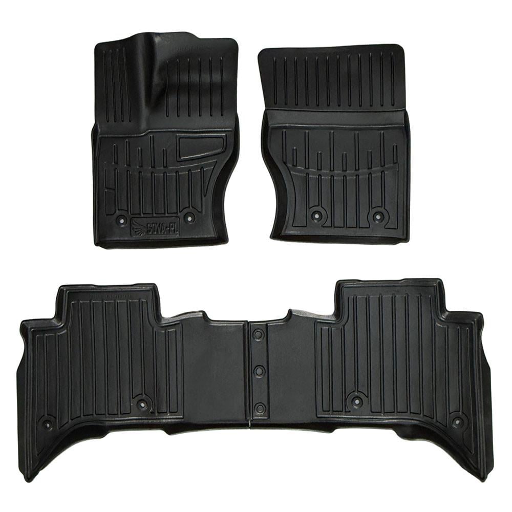 Коврики в салон SOVA-PL для Land Rover Range Rover IV L405 2012-2023 резиновые 4 шт. Черный (28800646)