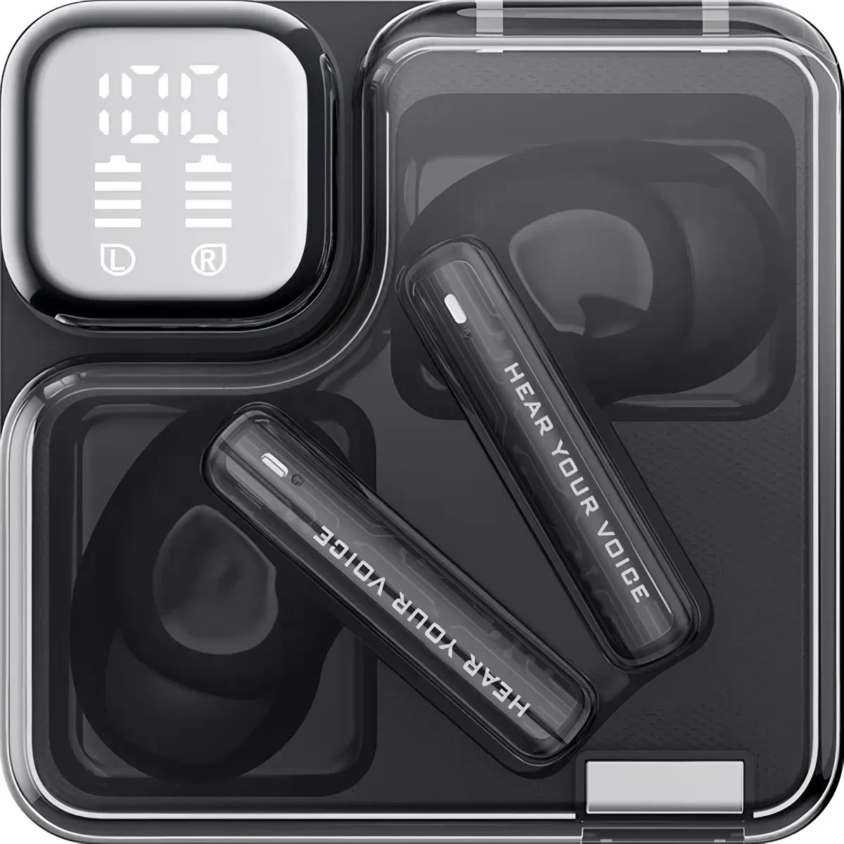 Наушники беспроводные QCY T31A MeloBuds Neo Черный (2443945079)