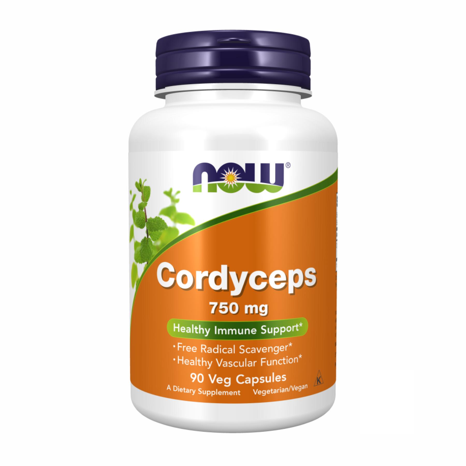 Натуральная добавка Cordyceps 750 mg 90 vcaps (2022-10-0090)
