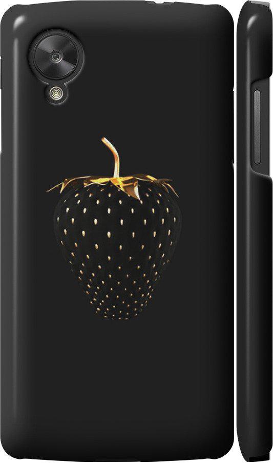 Чохол на LG Nexus 5 Чорна полуниця (3585m-57-42517)