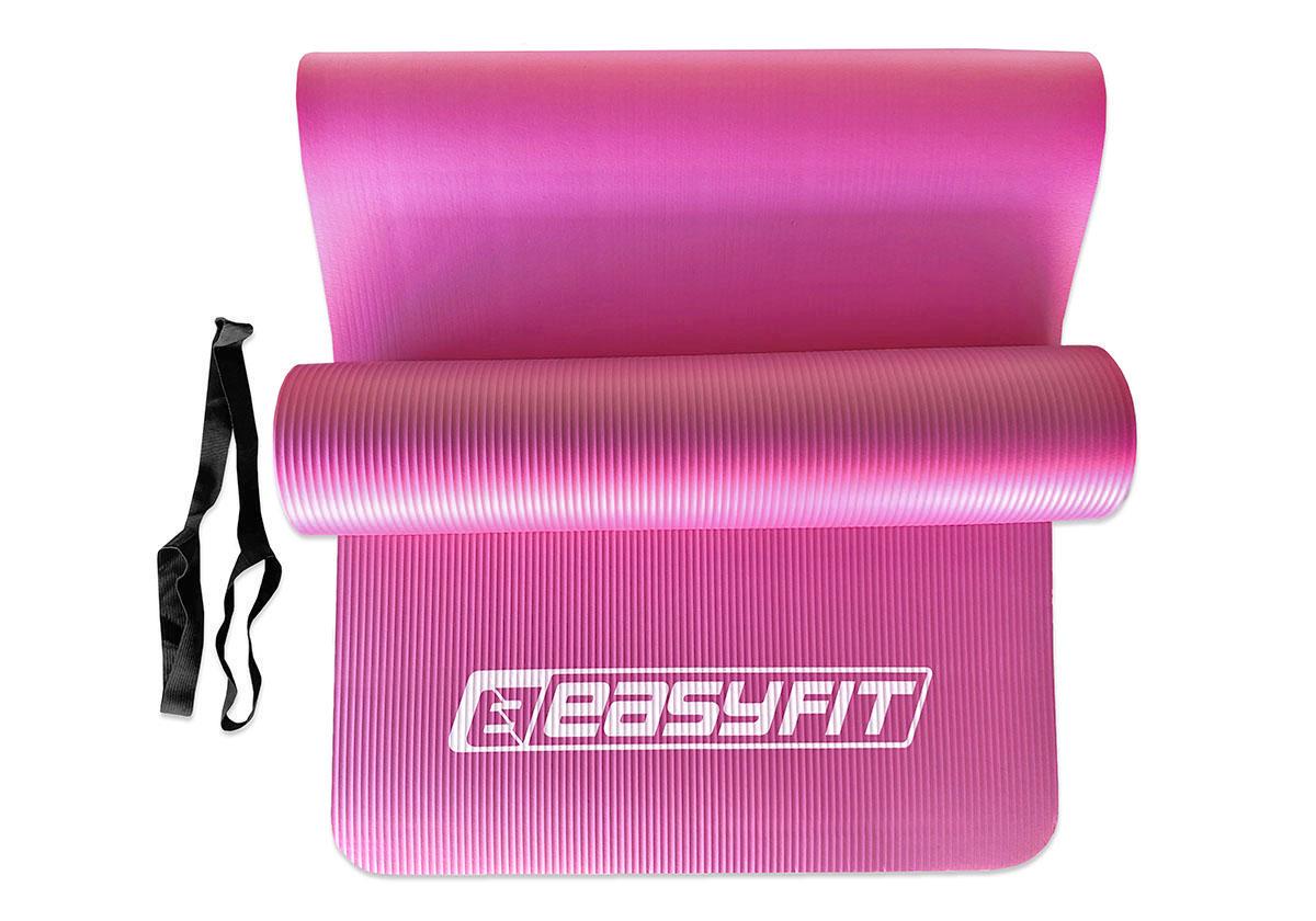 Килимок для фітнесу та йоги EasyFit NBR 10 мм Рожевий (EF-1919-P) - фото 3 Килимок для фітнесу та йоги EasyFit NBR 10 мм Рожевий (EF-1919-P) - фото 3