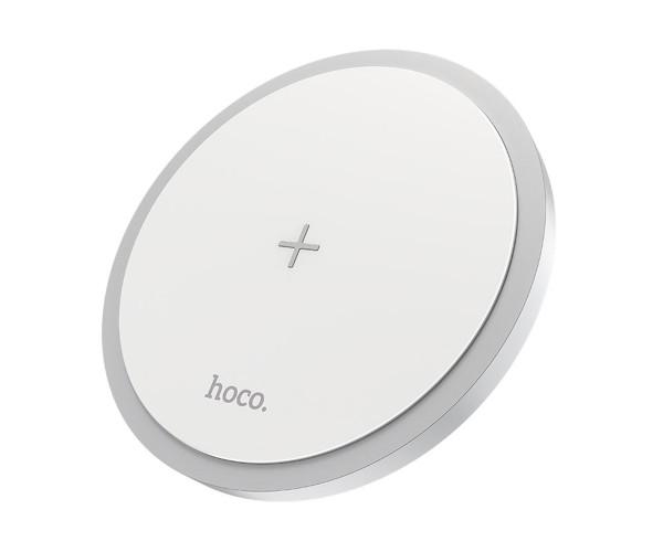 Устройство беспроводное зарядное Hoco CW26 для смартфонов и наушников со стандартом Qi White