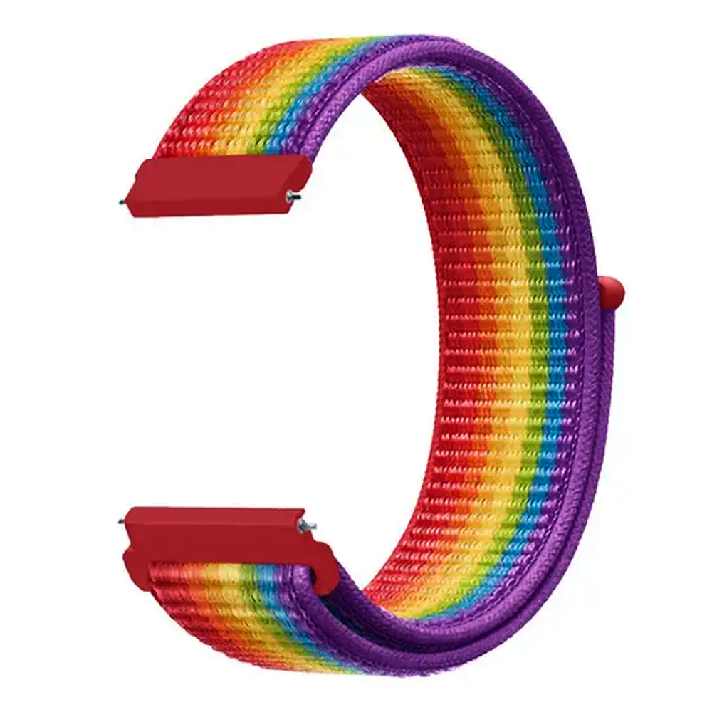 Ремінець CDK Nylon Sport Loop 20 мм для Xiaomi Amazfit GTS A1913/A1914 Colorful (012415) - фото 1