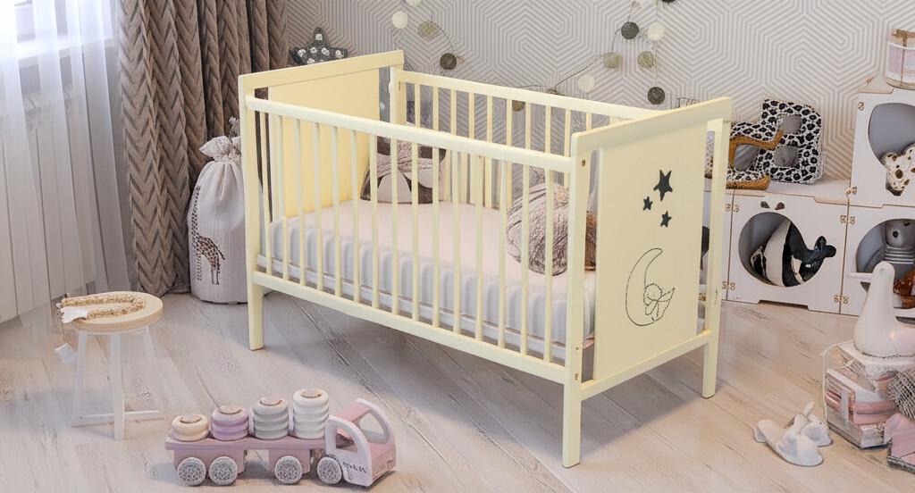 Детская кроватка Дубик-М Мишка Слоновая кость Детская кроватка Дубик-М Мишка Слоновая кость