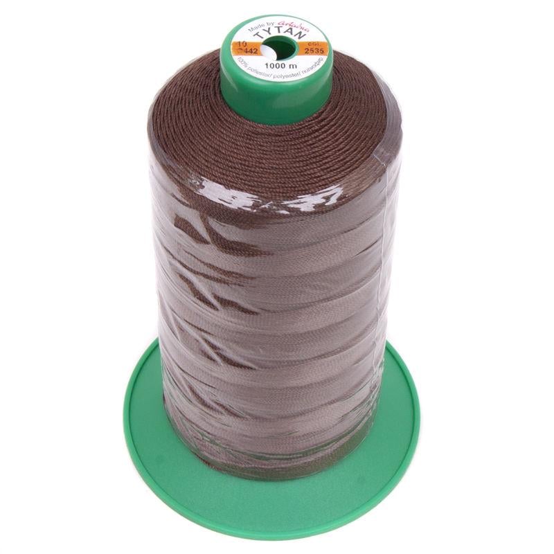 Нитки сверхпрочные Ariadna Tytan 10 1000 м Коричневый (2535) Нитки сверхпрочные Ariadna Tytan 10 1000 м Коричневый (2535)