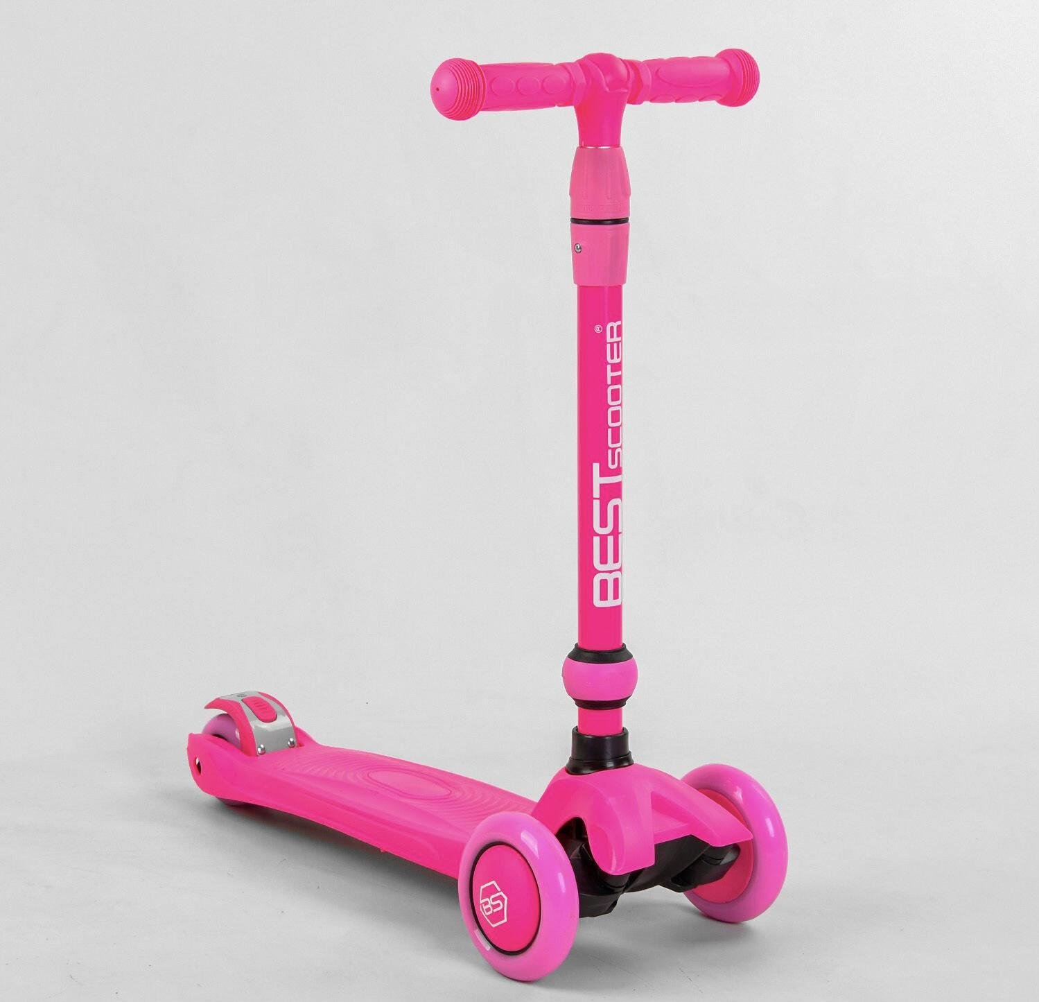 Самокат-велобіг триколісний Best Scooter 3в1 Рожевий (23180) - фото 3 Самокат-велобіг триколісний Best Scooter 3в1 Рожевий (23180) - фото 3