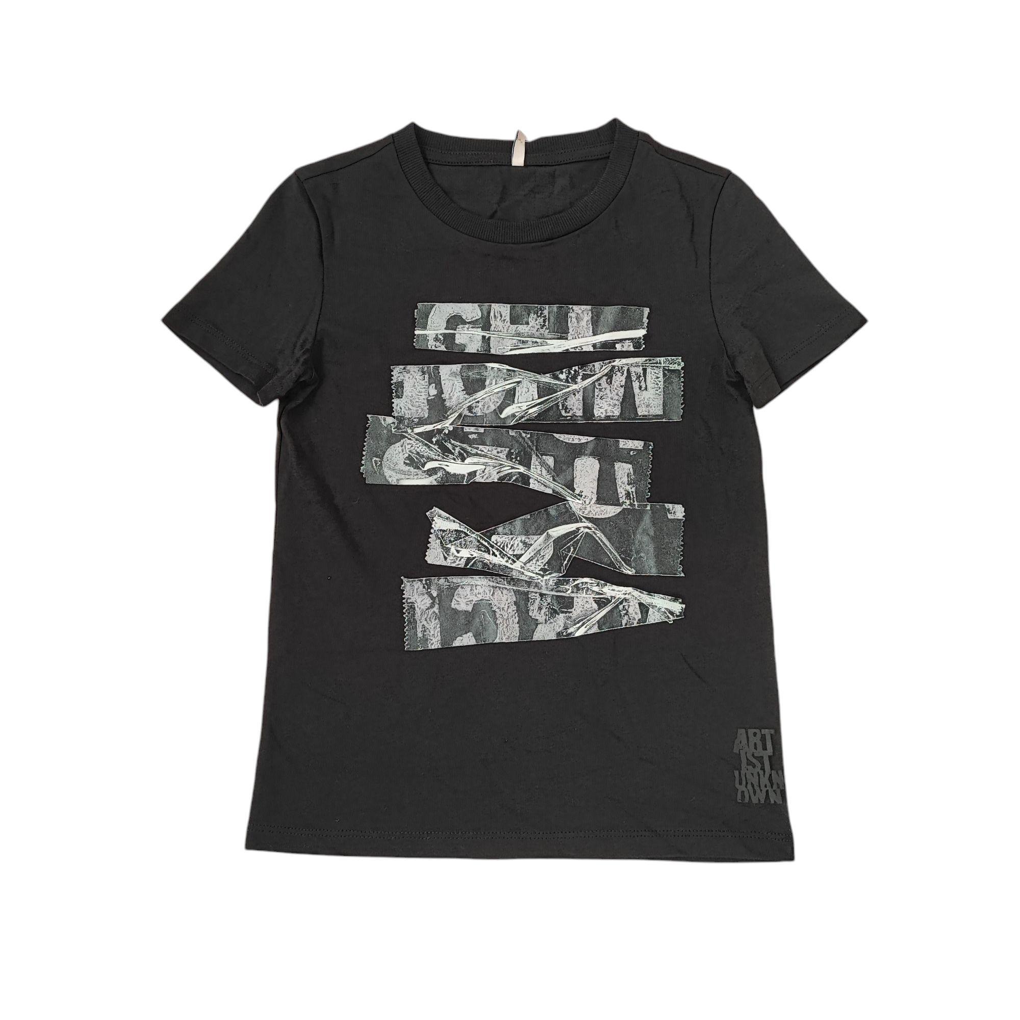 Футболка для дівчинки ONLY 122-128 см Чорний (250313052)