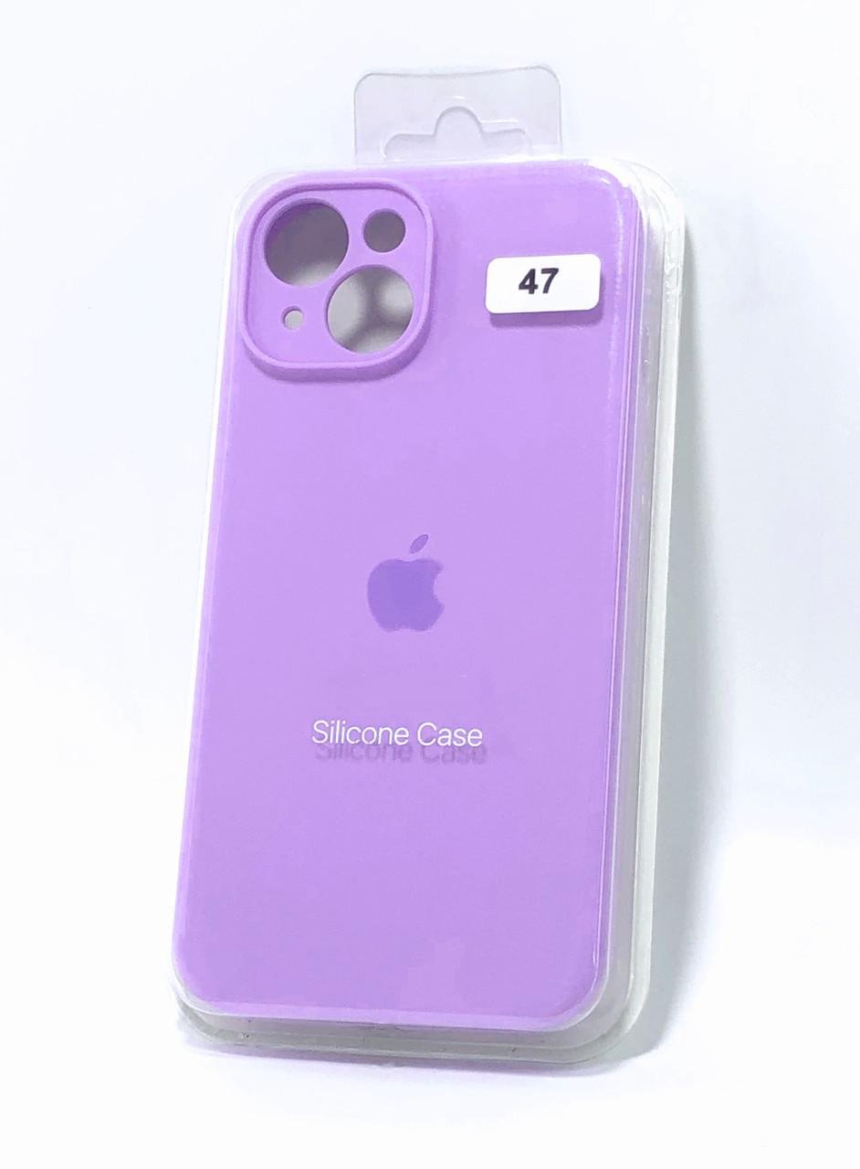 Чехол для телефона iPhone 15Plus Silicone Case FULL Camera №47 Lilac