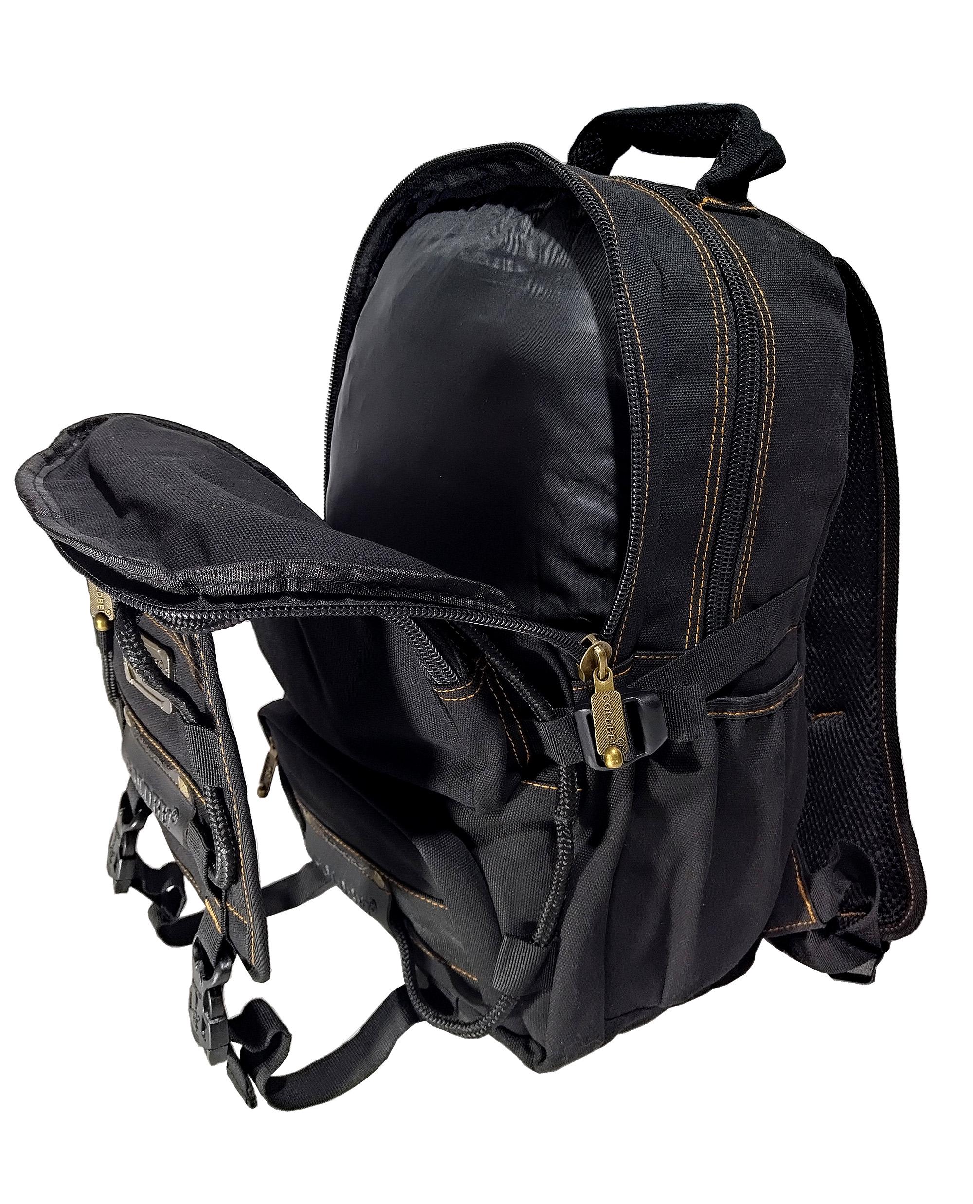 Рюкзак джинсовий Gold Be 98208 22 л Чорний - фото 4