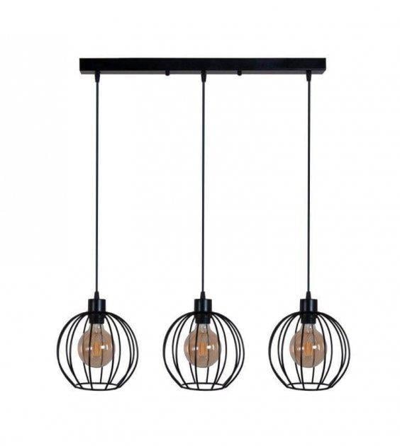 Люстра підвісна Карамболь у стилі Лофт Чорний - фото 1 Люстра підвісна Карамболь у стилі Лофт Чорний - фото 1