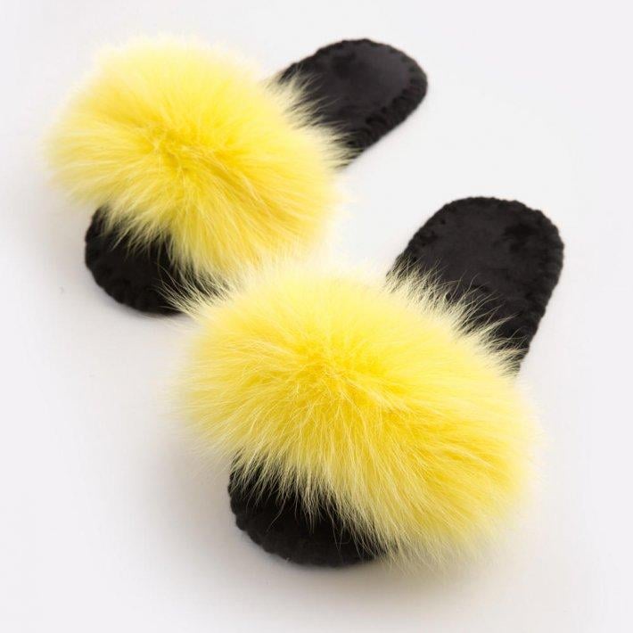 Тапки домашние женские Family Пушистики р. 36/37 Лимонный (352619)