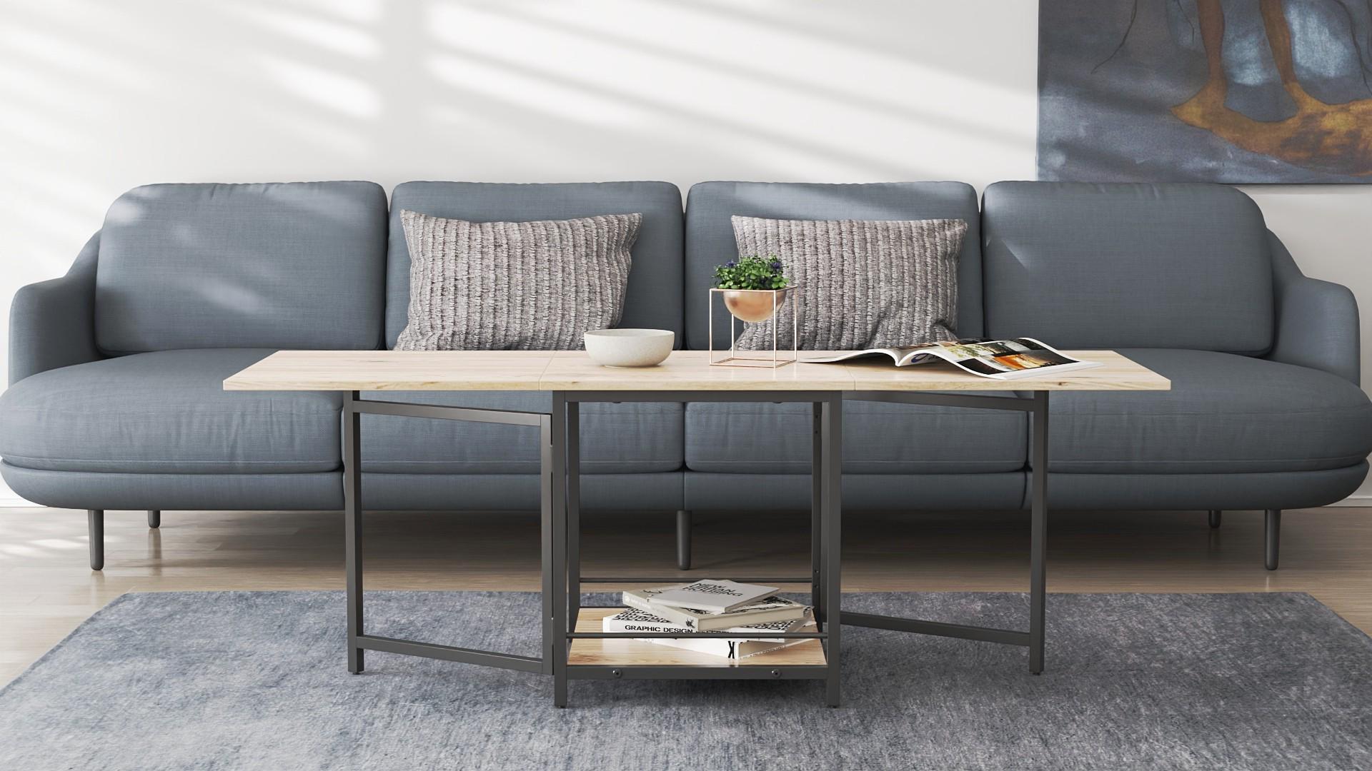 Стол журнальный трансформер Ferrum-decor Куб Комбо металл/ДСП 16 мм 540x532x500 мм Дуб Сан-Марино (FRD-105151) - фото 8 Стол журнальный трансформер Ferrum-decor Куб Комбо металл/ДСП 16 мм 540x532x500 мм Дуб Сан-Марино (FRD-105151) - фото 8