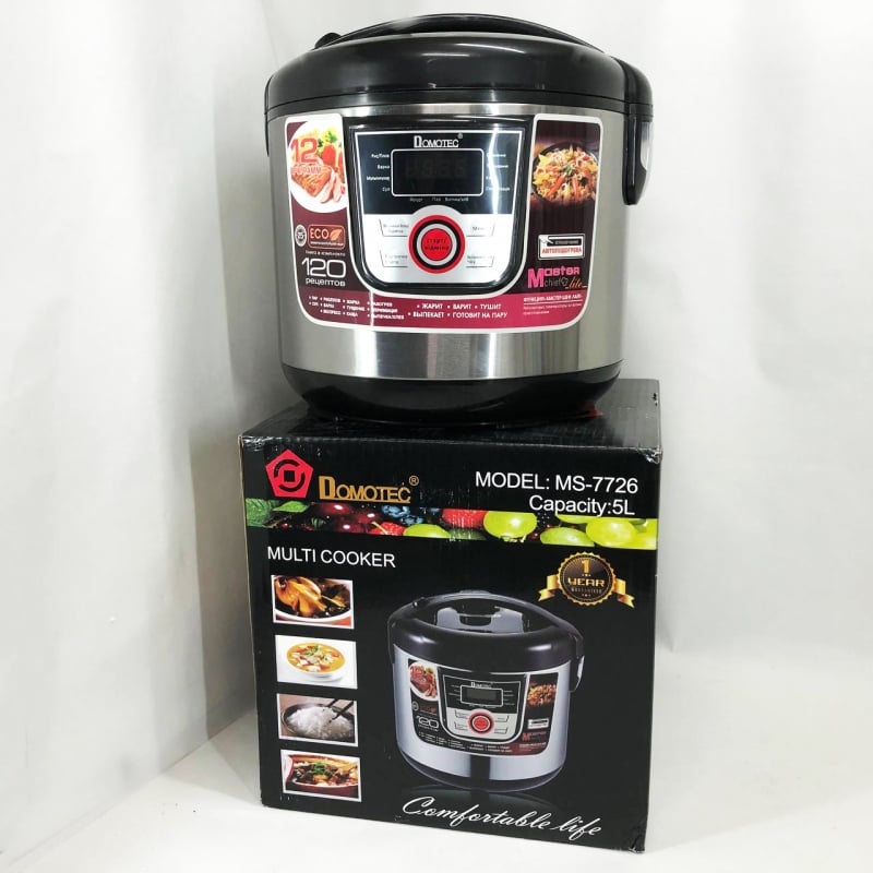 Мультиварка Domotec MS-7726 багатофункціональна 12 програм 5 л 1500W (26202549) - фото 12 Мультиварка Domotec MS-7726 багатофункціональна 12 програм 5 л 1500W (26202549) - фото 12