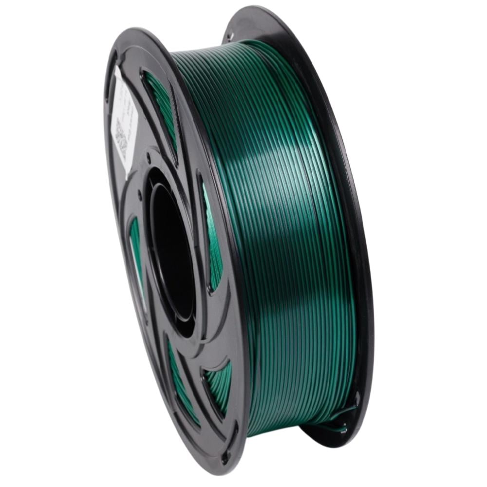 Пластик UA3D PLA Silk Dual Color 1,75 мм 1 кг Изумрудный/черный (UA3D422-EmeraldBlack)
