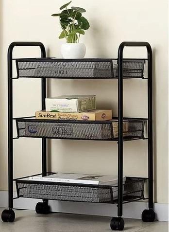 Стеллаж-органайзер многоуровневый с крючками для кухни/ванной комнаты - фото 8 Стеллаж-органайзер многоуровневый с крючками для кухни/ванной комнаты - фото 8