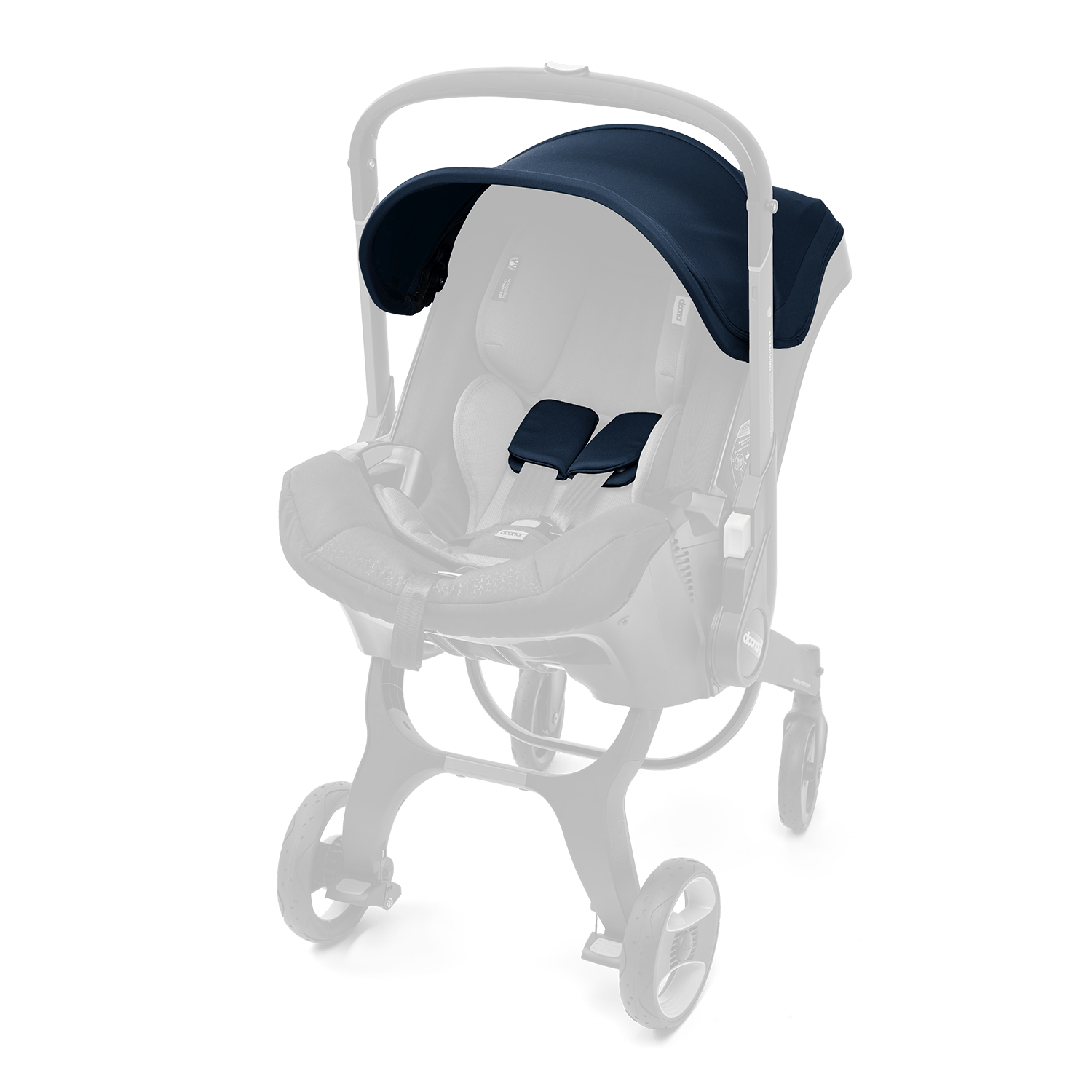 Капюшон та плечики Doona Canopy & Shoulder Pads-Set-Royal Blue