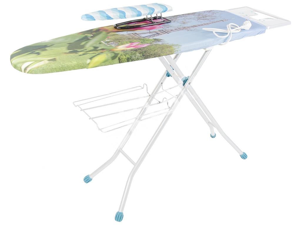 Доска гладильная Sarayli Europa Capitol с удлинителем Белый (MUP-2206-WHITE)