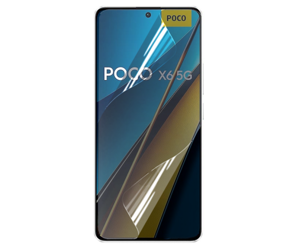 Противоударная гидрогелевая пленка Hydrogel Film для Xiaomi Poco X6, Transparent