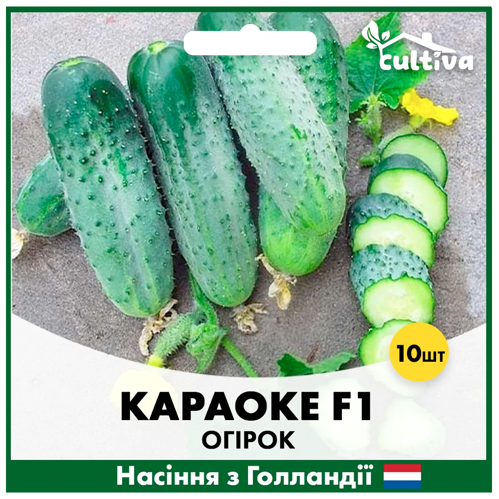 Насіння огірка Rijk Zwaan Караоке F1 10 шт. (00170)
