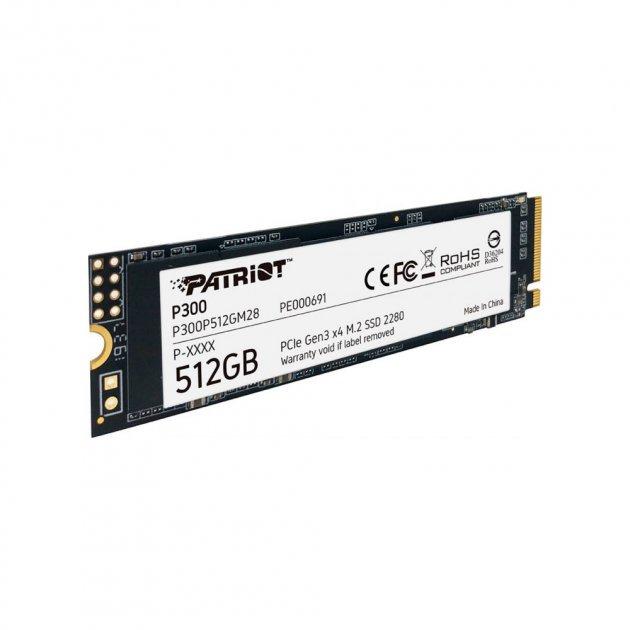 Твердотельный накопитель Patriot 512 Гб 3D NAND TLC (P300P512GM28) - фото 2