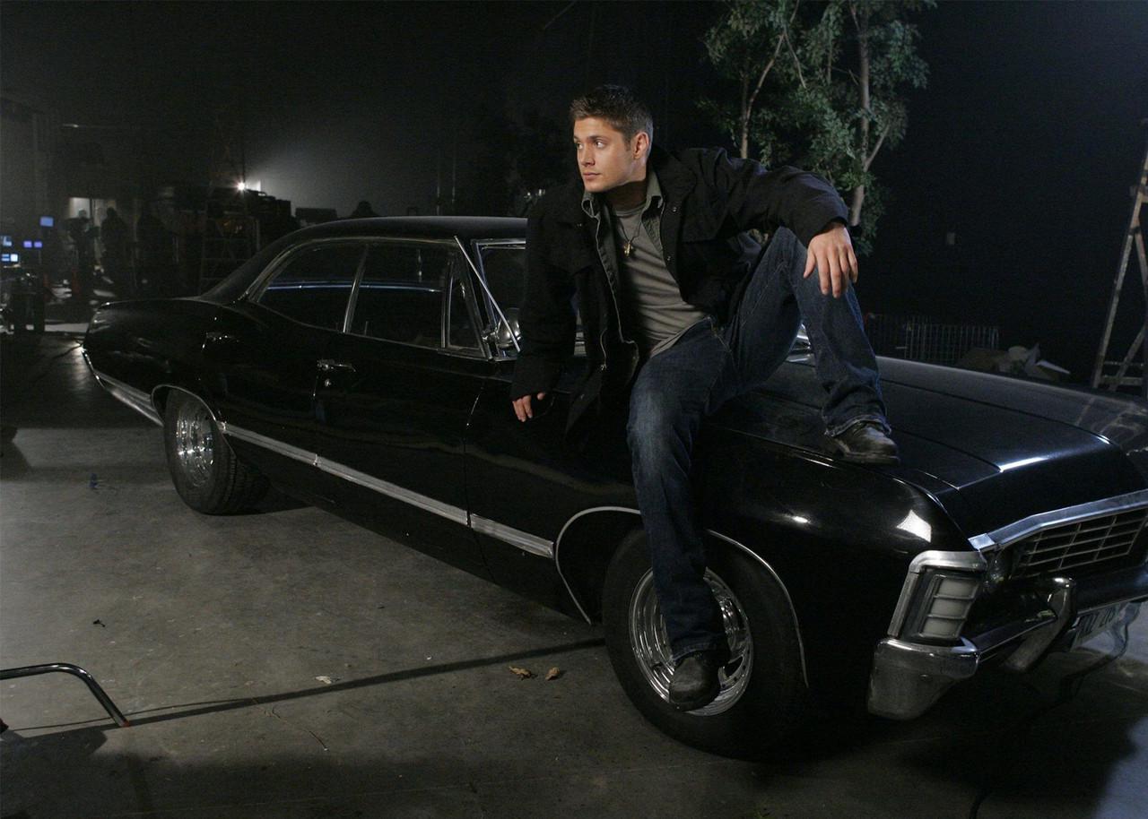 Картина постер Gee! Supernatural Надприродне Дін на імпалі 60х40 см SP 09.093