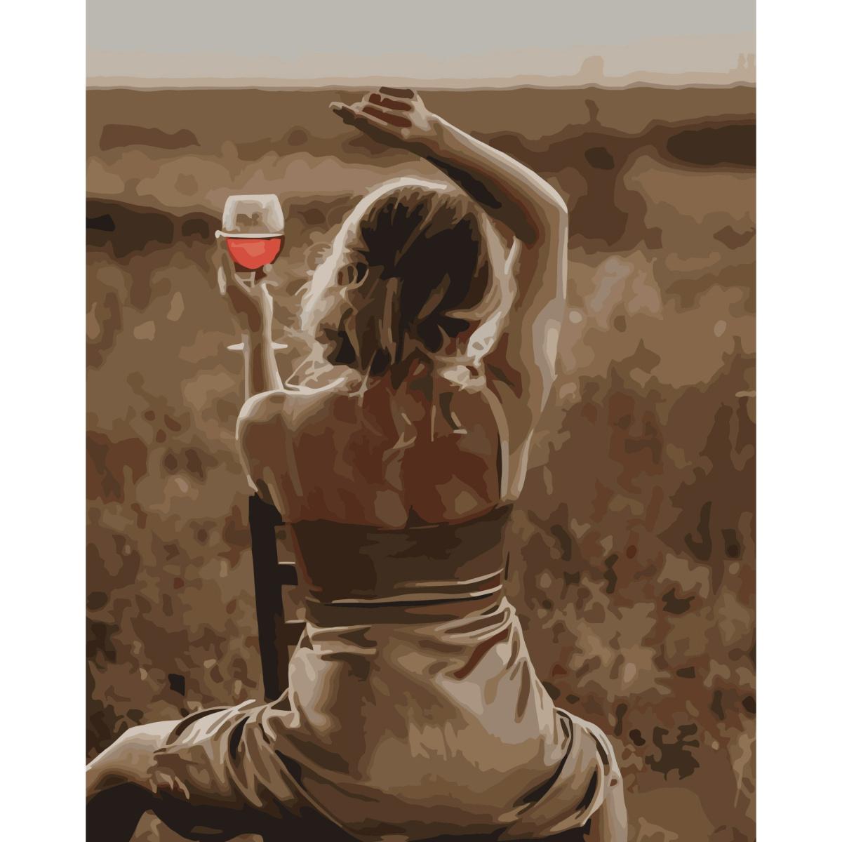 Картина за номерами Strateg Преміум Наодинці з собою 40x50 см (SY6734) Картина за номерами Strateg Преміум Наодинці з собою 40x50 см (SY6734)