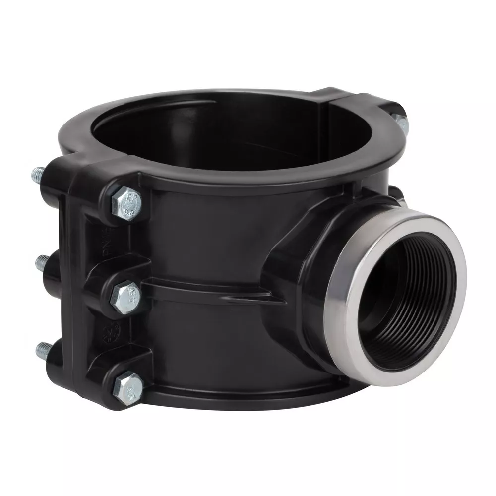 Седло зажимное ITAL с металлическим кольцом 200 мм х 2" (SQ-1032100)