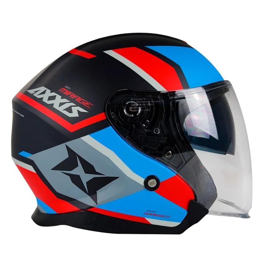 Мотошолом Axxis MIRAGE SV DAMASKO C7 M Matt Blue (47601)