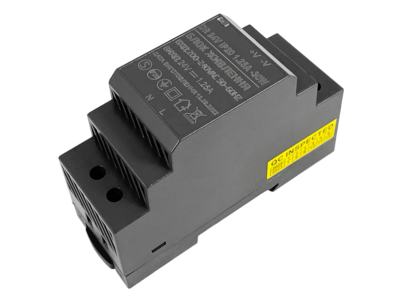 Блок живлення на DIN-рейку DR 24 В 30 Вт 1,25 А IP20 (7387)