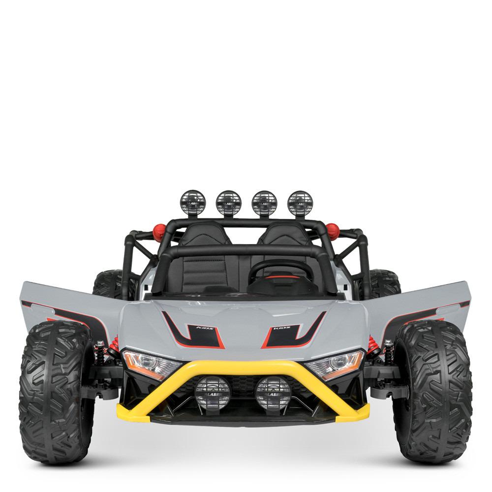 Електромобіль дитячий Bambi Racer JS3168EBLR-11 баггі двомісний 24V Сірий (14982213) - фото 2