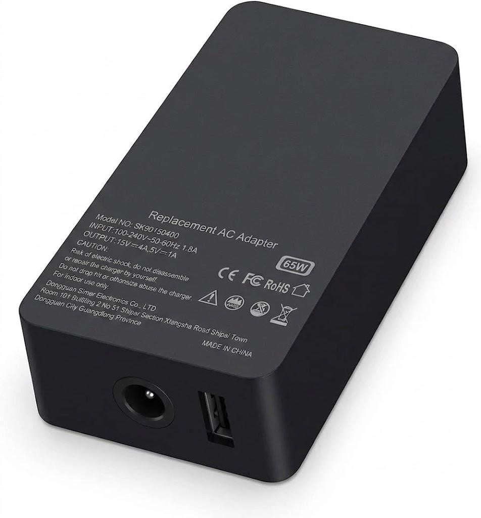 Зарядний пристрій 65W для Microsoft Surface із додатковим USB-портом (35266392)