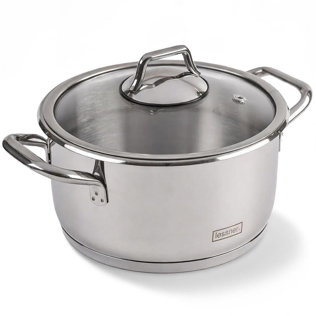 Кастрюля из нержавеющей стали Lessner Buono 6,55 л 24 см (55881-24)