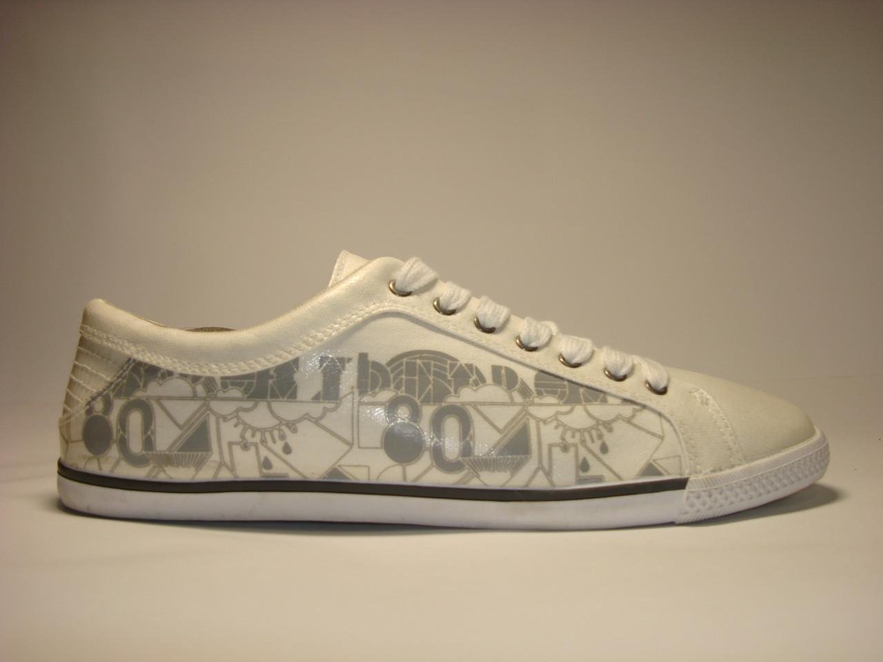 Кеды мужские Bershka р. 42 27 см Белый (2326288762)