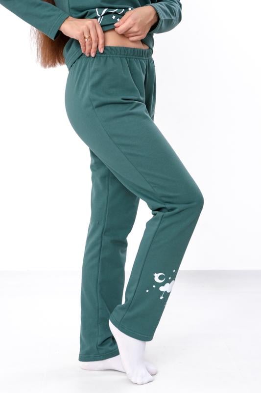 Піжама утеплена жіноча кофта на двох кнопках та штани Носи Своє р. 62 Темно-зелений (8240-023-33-1) - фото 4 Піжама утеплена жіноча кофта на двох кнопках та штани Носи Своє р. 62 Темно-зелений (8240-023-33-1) - фото 4